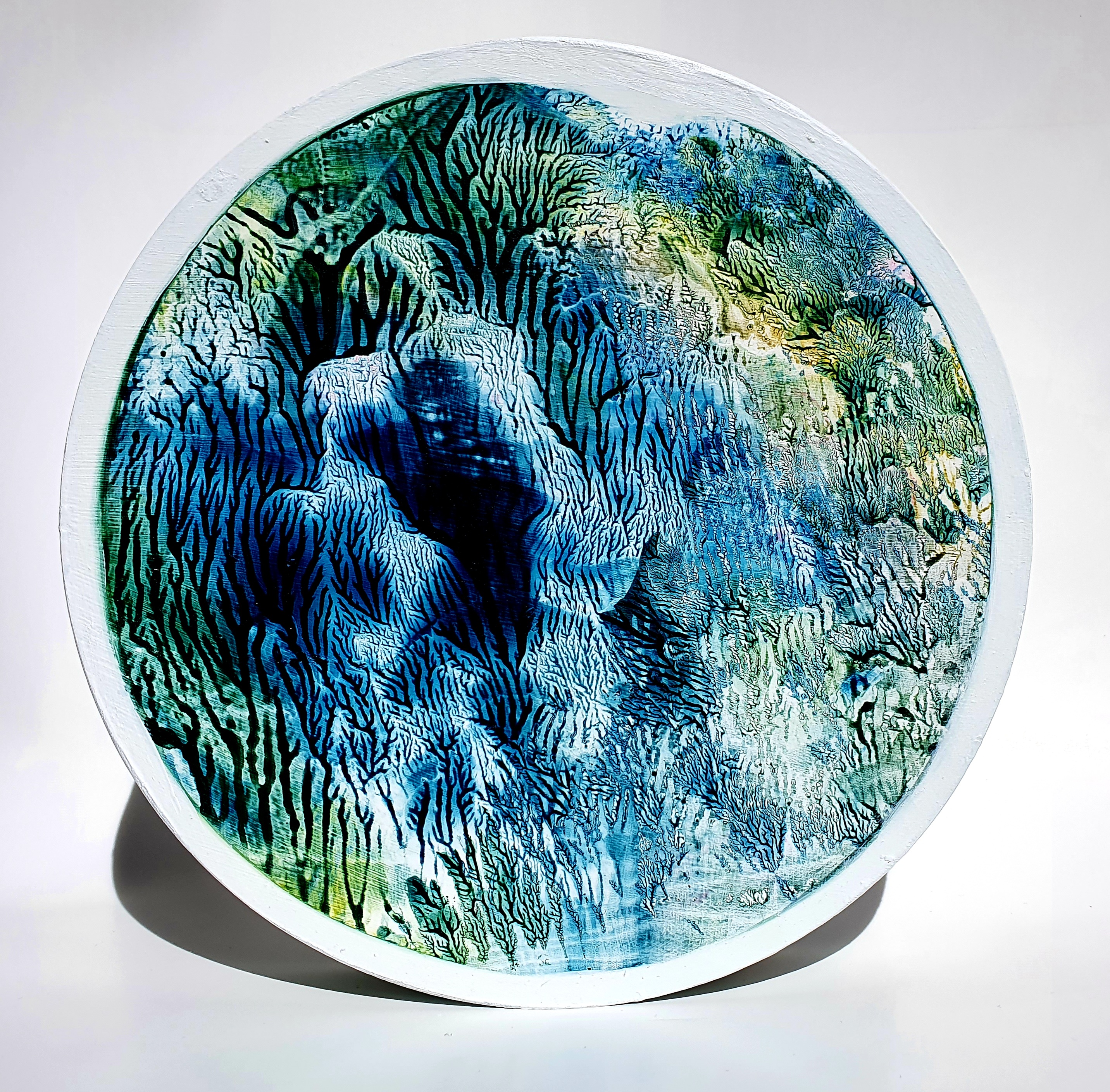 MDF Üzerine Akrilik Boya 25x25 cm Denge 1 2021